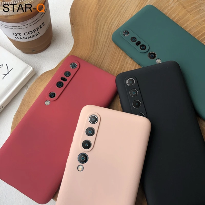 full cover liquid silicone phone case for xiaomi mi 9 note 10 10t pro lite se 9t original soft back cases for mi 8 lite mi9 mi10 free global shipping