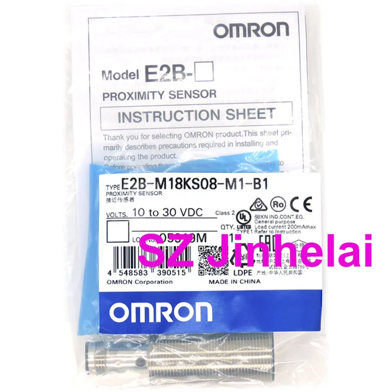 

OMRON E2B-M18KS08-M1-B1 Authentic original Proximity Switch Sensor (can substitution E2E-X5E1-M1-Z) PNP