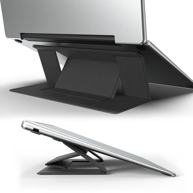 Оригинальная подставка для ноутбука планшета кожаная невидимая устойчивая к