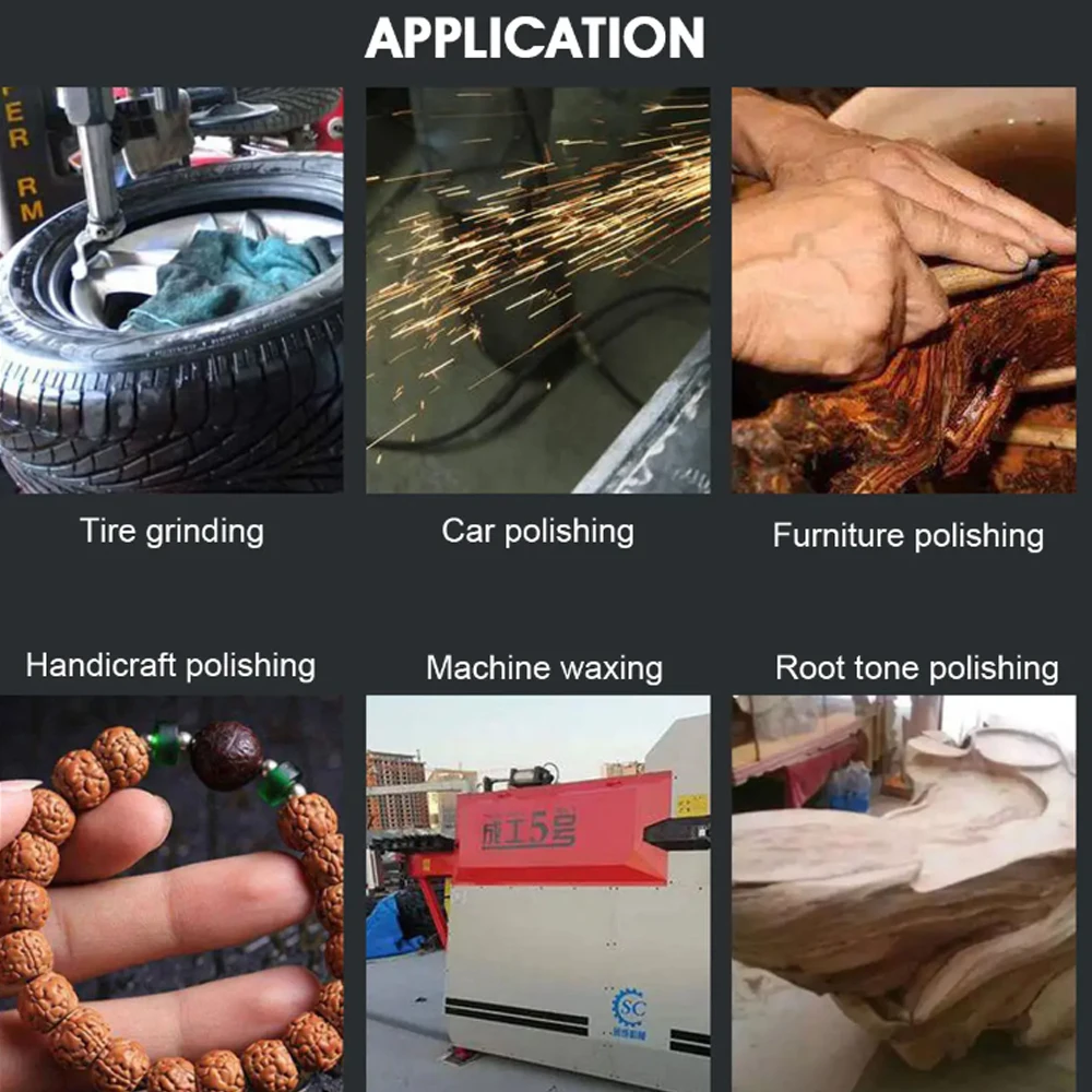 WENXING 14 Pieces Air Compressor Die Grinder Grinding Polish Stone Kit 1/4 Mill Engraving Tools Kits Pneumatic | Инструменты