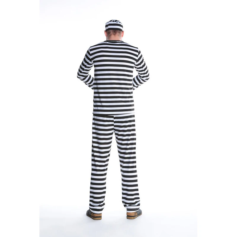 Европейская и американская игра униформа черно-белая полосатая одежда