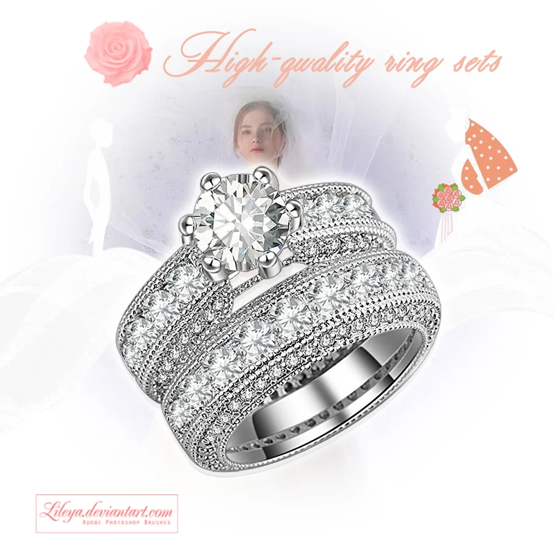 

Inlaid Pickaxe Stone Engagement Ladies Ring High Quality Alloy Jewelry Fashion Elegant Girl Jewelry Wholesale Support