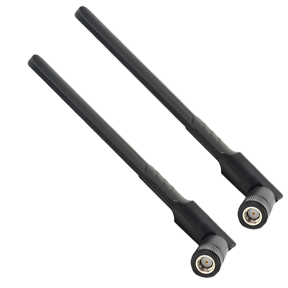 

2Pcs Fan Shaped Flat Antenna WIFI Booster All-Direction Gain Antenna 2.4G Antenna Black