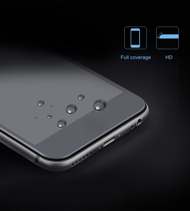 3D полное покрытие Премиум Закаленное стекло для samsung Galaxy S6 S7 Edge Plus Защитная пленка для экрана HD