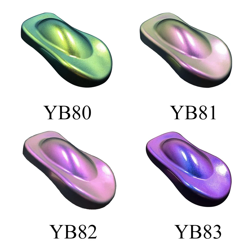 7 пакетов пигмент Хамелеон порошковое покрытие акриловое волокно Краски краска