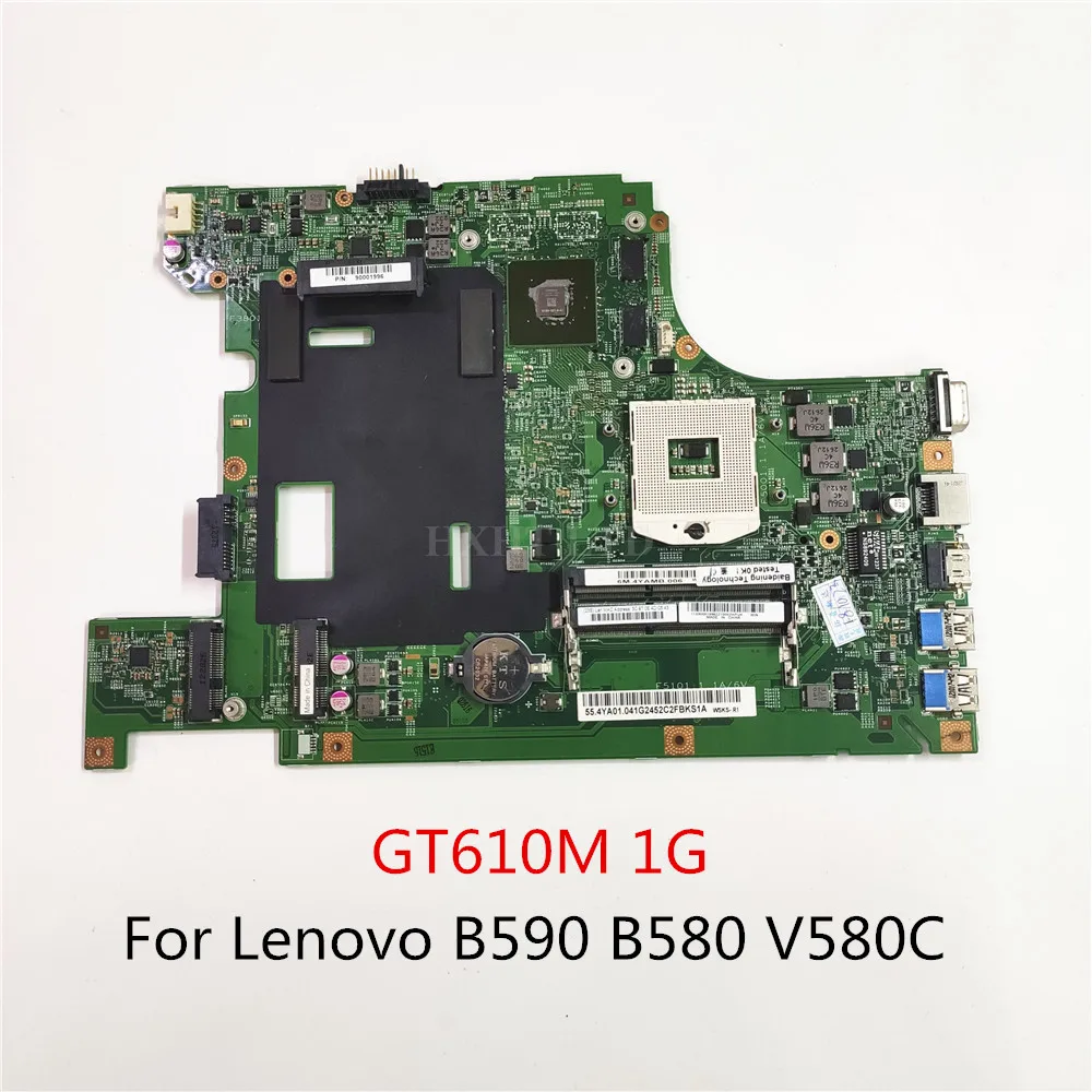 Оригинальная материнская плата для ноутбука lenovo V580C B580 B590, основная плата GT610M 1G GPU HM77 55.4YA01.001, хорошо работает