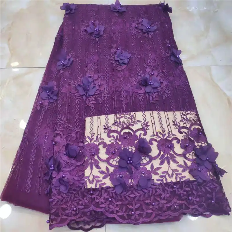 Африканская кружевная ткань тяжелая разноцветная блестка новейшее платье