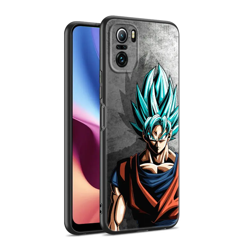 Чехол для телефона с аниме Son Goku мягкий черный чехол из ТПУ Для Xiaomi Mi POCO X3 NFC F3 GT M3 10T