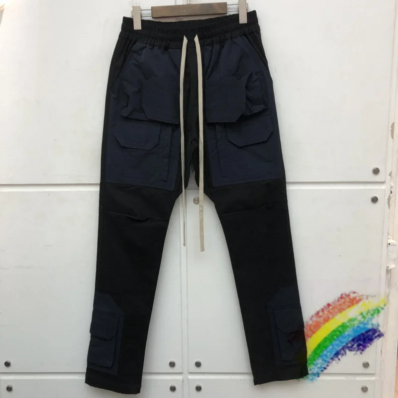

2021FW Man Pants Men Women High Quality Multi-pocket Drawstring Zipper REPRESENT Cargo Pants Overalls Trousers