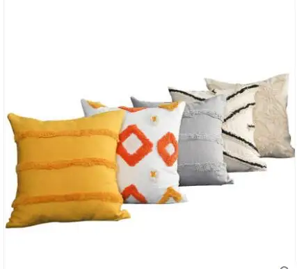 Nordic современный минималист желтый диван-Наволочка на подушку наволочка