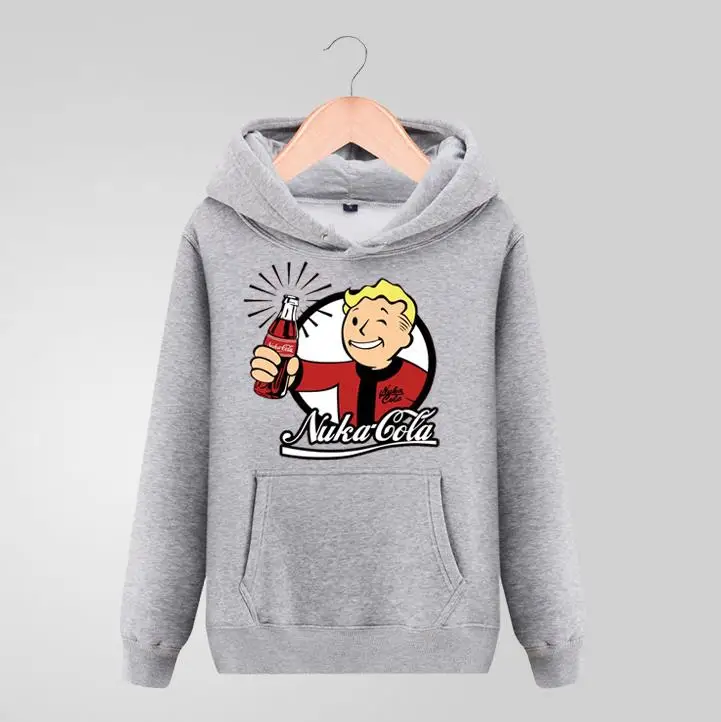 Женская и мужская толстовка с капюшоном принтом игры flout 4 pipboy Nuka cola модное пальто