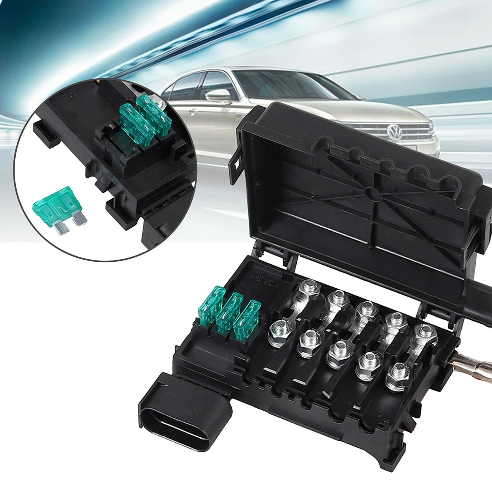 Universal 1pc Way Blade Fuse Box & Bus Bar Car Kit With Cover Marine FuseBox Holder For Auto Boat Trike | Автомобили и