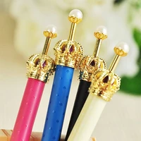 10pcs small fresh elegant upscale crown princess gel pen ballpoint pen pencil