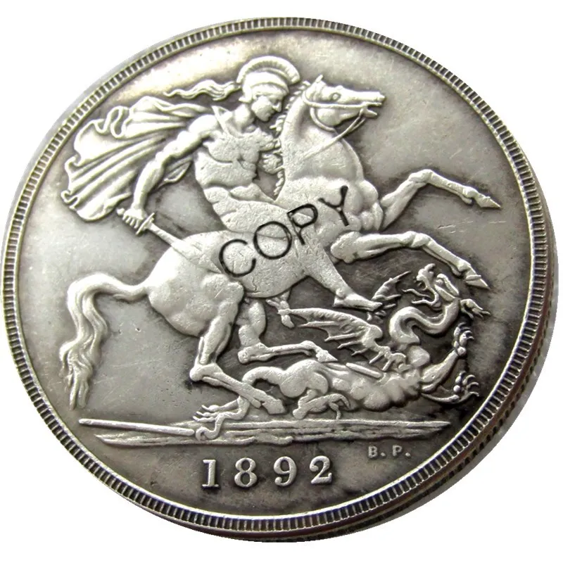 Набор (1893 1900) 7 шт. Великая британская Серебряная корона королева Викторианская
