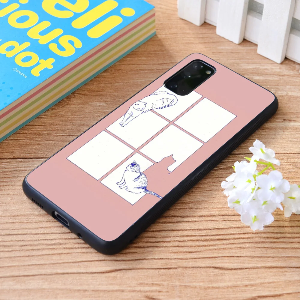 

For Samsung Galaxy The Sunbathers Soft TPU border Samsung Galaxy Case