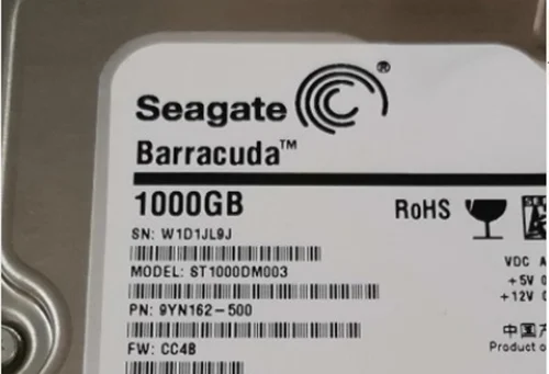 

Seagate HDD Barracuda ST1000DM003 1 TB,Internal,7200 RPM,3.5 inch Hard Drive
