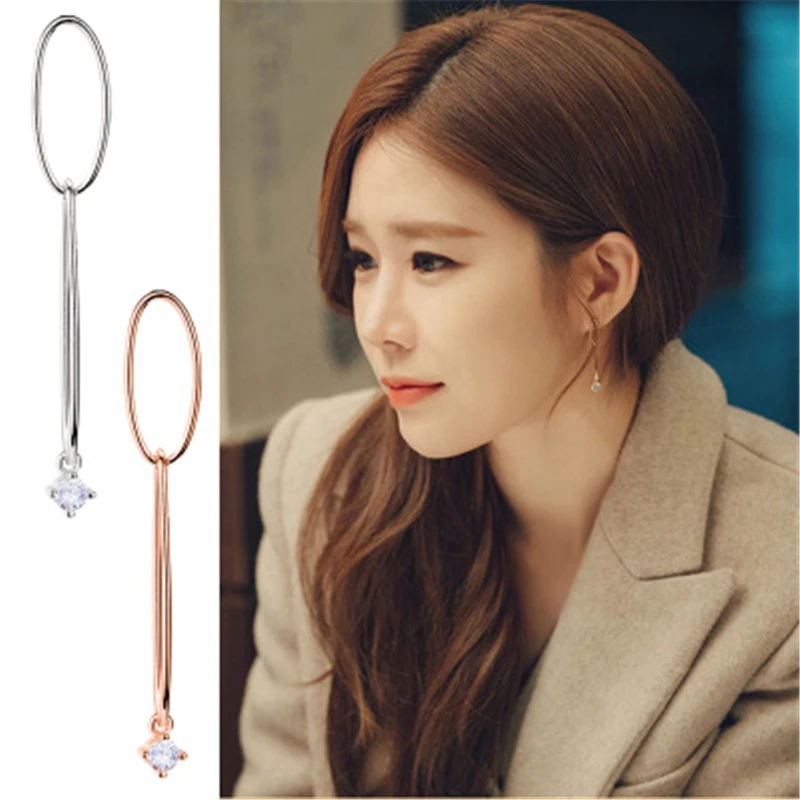 Женские серьги с кисточками Yoo In Na элегантные французскими модные ювелирные