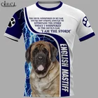 Новинка 2021, популярная мужская футболка CLOOCL с 3D-принтом английского мастиффа, Летние повседневные топы с коротким рукавом в стиле Харадзюку, унисекс, Прямая поставка