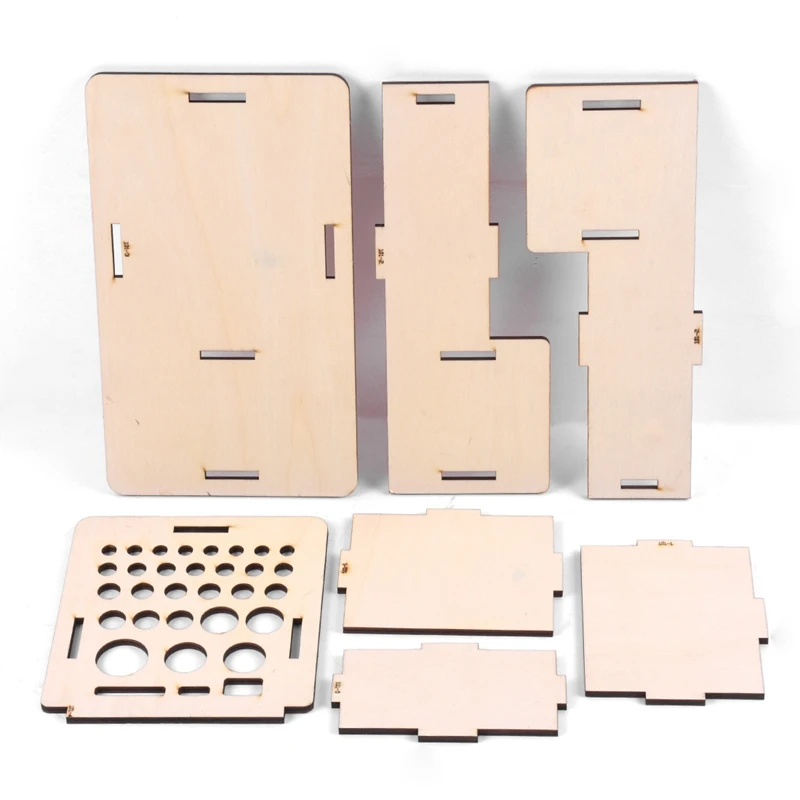 Деревянный ящик для хранения инструменты студийного моделирования держатель