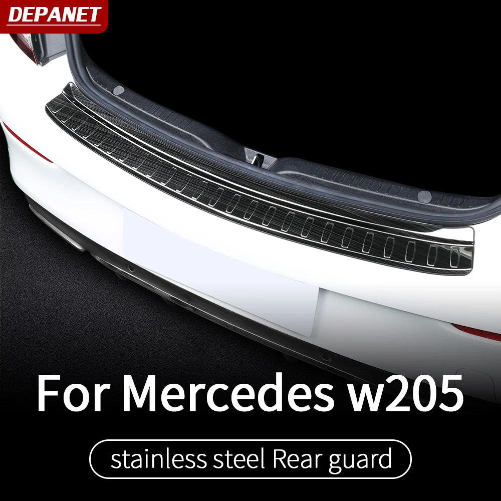 Задняя защитная накладка для Mercedes w205 amg coupe/внутренняя отделка c63 аксессуары mercedes c