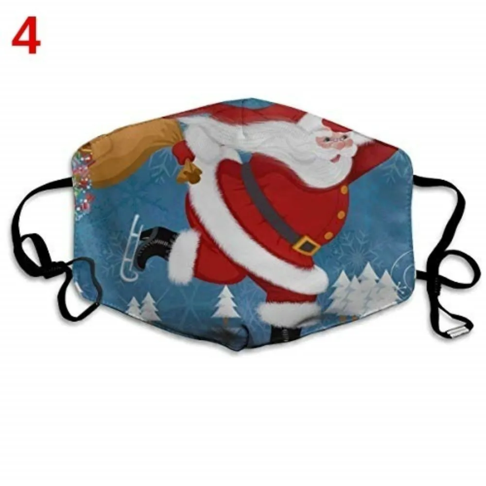 Маска для лица унисекс ветрозащитная моющаяся дышащая маска с принтом