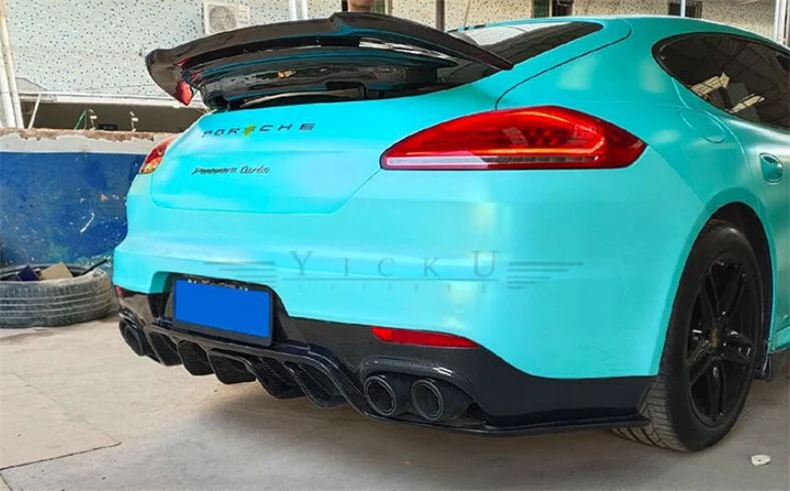 High Quality Carbon Fiber Spoiler For Porsche Panamera 970 2010 2011 2012 2013 2014 2015 2016 Wing Lip Spoilers Car Accessories |