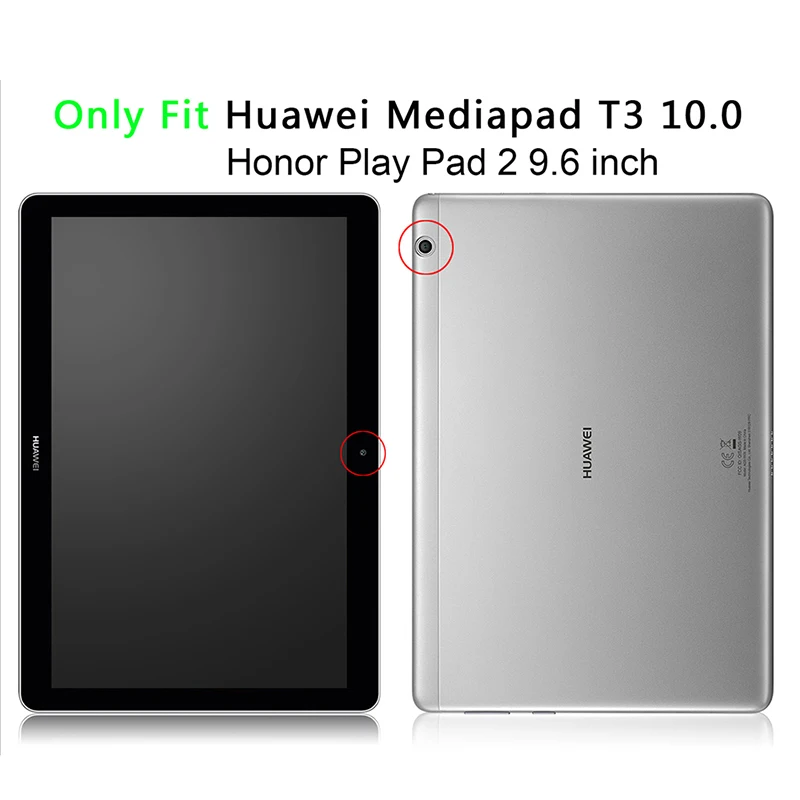 MTT защитный чехол для huawei T3 10 AGS-L09 L03 Honor Play Pad 2 9,6 дюймов Тонкий чехол из искусственной кожи с откидной крышкой и подставкой чехол для планшета