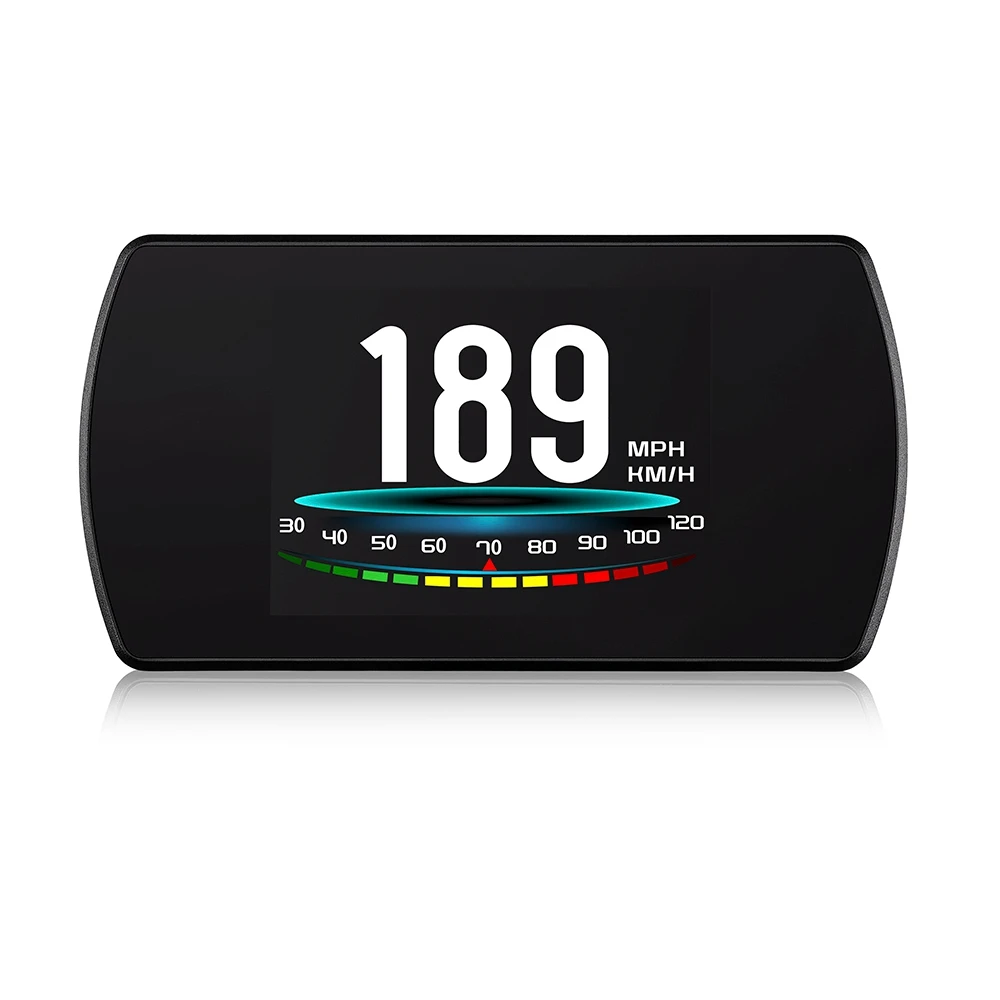 

Head Up Display Car On-board Computer HD TFT Digital Speed Projector P12 OBD2 GPS HUD Speedometer Windshield Projetor