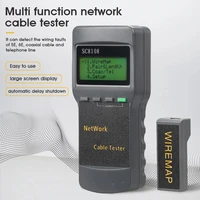 portable lcd display sc8108 network tester meter rj45 cat5e cat6 utp unshield lan cable tester rj11 phone cable meter