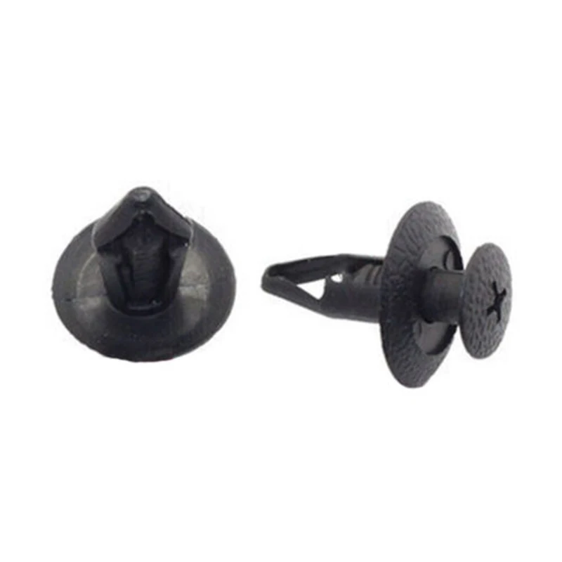 

100pcs Car Clips Rivets Car Bumper Fender Plastic Fastener Push Clip Portable