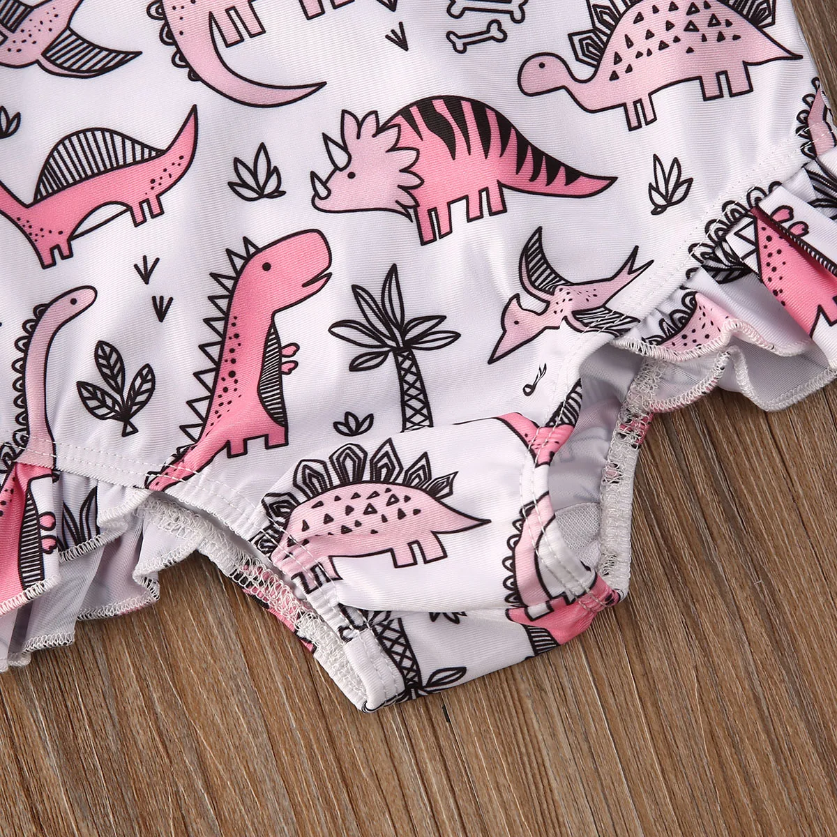 2020 summer Swimming suit Toddler Baby Kids Girls Swimsuit Beach Swimwear Bikini Set Dinosaur Bathing Suit | Мать и ребенок