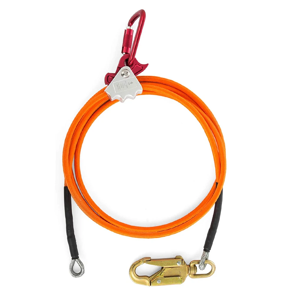 

Arbor Climbing Rope Steel Wire Core Flip Line Kit Empty Positioning Rope For Arborist Climber Tree Climbers Locator Installation