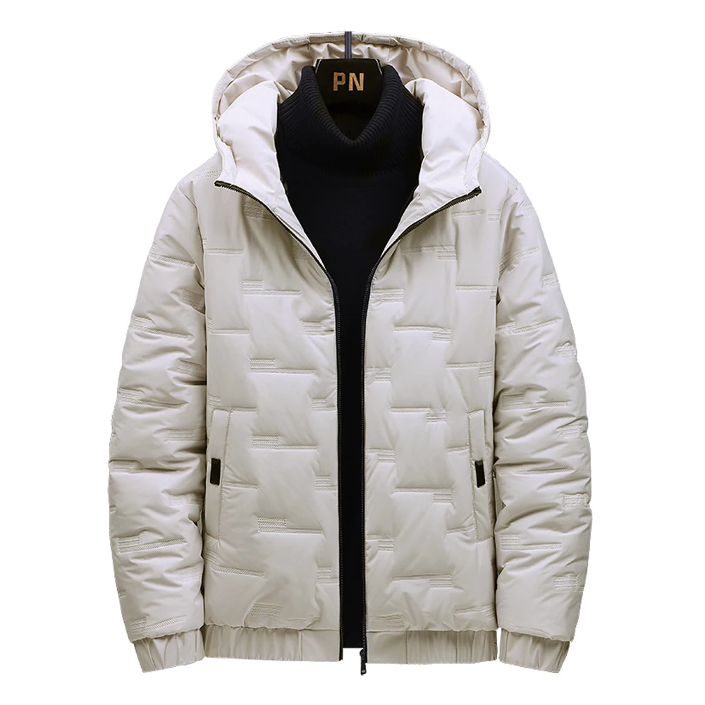 Зимняя Теплая мужская куртка Повседневная новая куртка-пуховик с