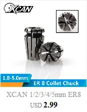 XCAN 1 шт. CNC ER16 Весна хомутик пружина ножедержатель для гравировальный станок с ЧПУ и фрезерный станок 1/2/3/4/5/6/7/9/10 мм