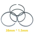 Поршневое кольцо 4 шт.лот 38 мм x 1,5 мм для машинки для стрижки бензопилы птицы Husqvarna Stihl 009 011 015 FS150 FS151 FS220 FS350