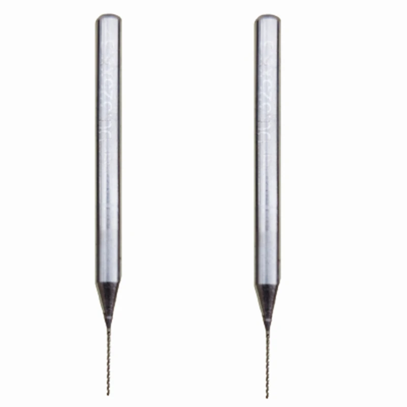 10Pcs/Pack 0.1mm - 0.3mm micro drills bit with 3.175mm shank tungsten steel twist drilling tools for stainless copper Al | Инструменты