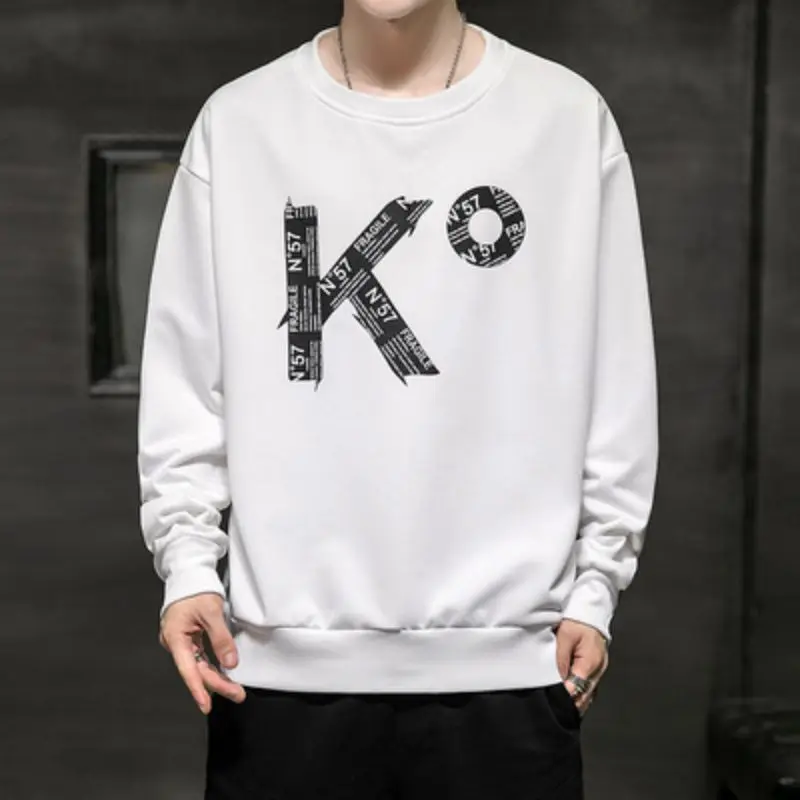 

SONDR Men's New round neck Pullover student top in autumn 2021 multi color printing fashion youth's sweater