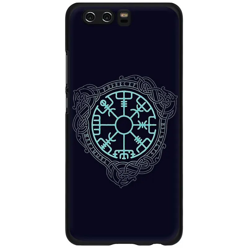 EWAU Viking Vegvisir Odin скандинавский мягкий чехол для телефона huawei Honor view 20 9X 6A 7A 7C 7X 8C 8X Pro 8 9 10 Lite - Цвет: B4