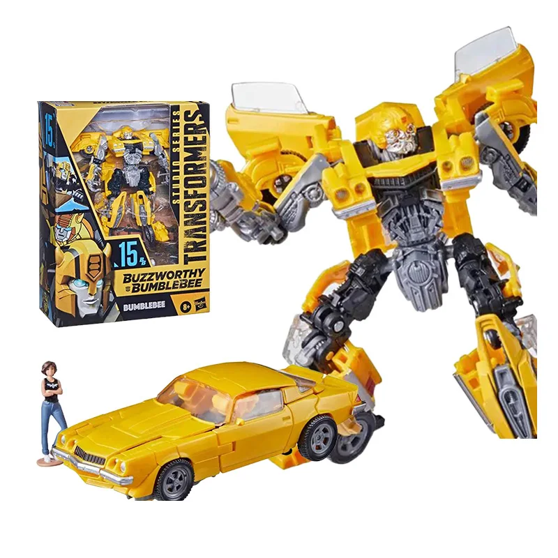 

В наличии трансформаторы игрушек Студии Серии Ss15 Бамблби», «люкс класса Трансформеры Автоботы робот Подарочный набор из фигурок мультгеро...