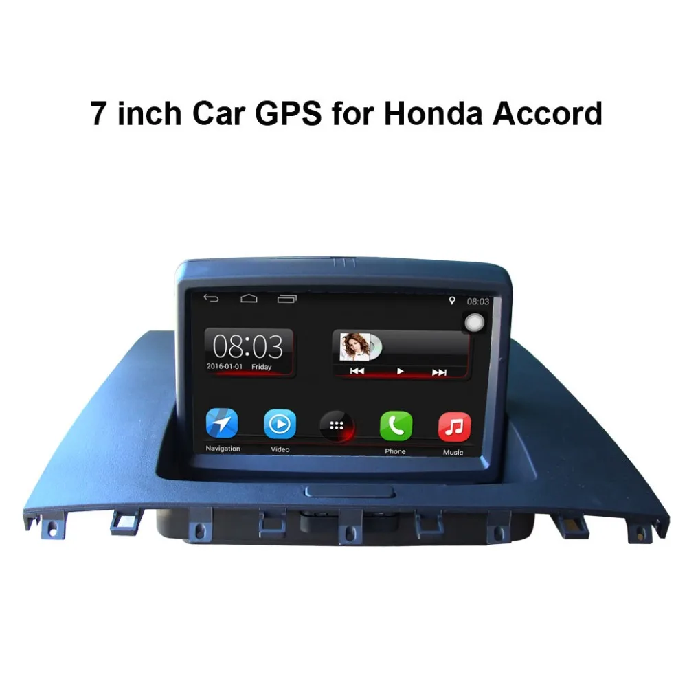 Автомобильный медиаплеер 7 дюймов Android 1 емкостный сенсорный экран для Honda Accord 2003