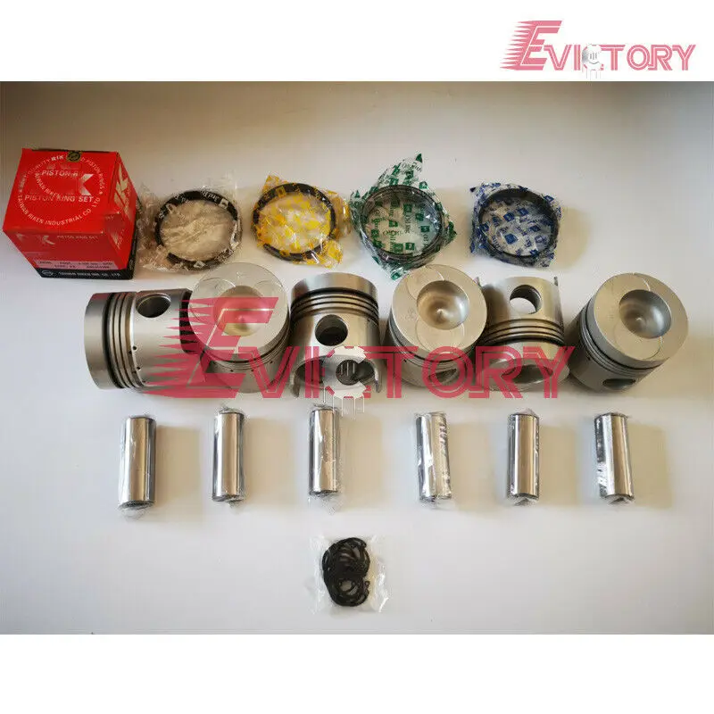 

For Nissan FD6 FD6T 4R type Piston ring liner gasket bearing kit