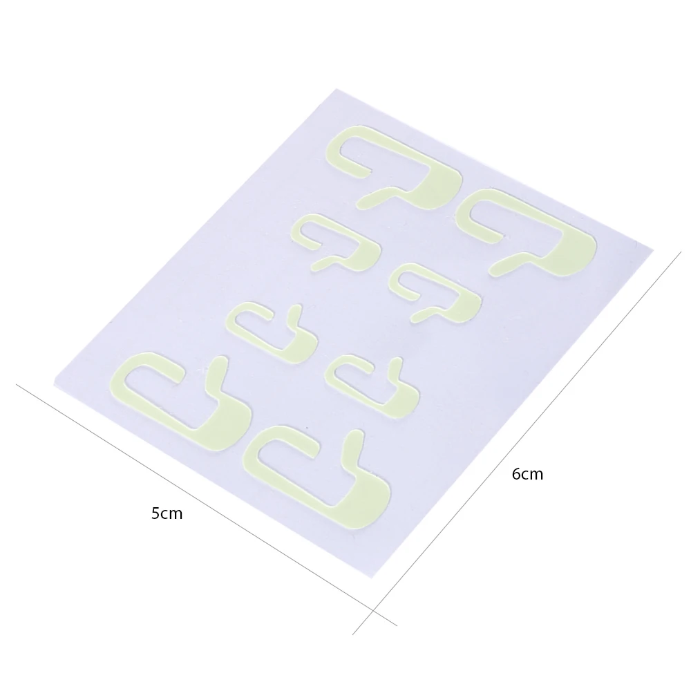 

8Pcs/Set Car Door Open Exit Button Sticker Fit For Tesla Model 3 Interior Decoration Practical Door Prompt Luminous Sticker Kit