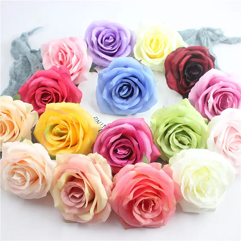 Имитация головы розы на День святого Валентина праздничные цветы свадебные