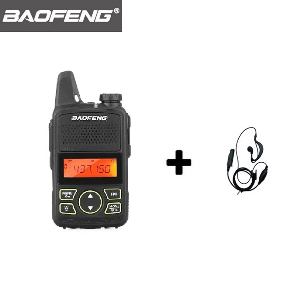 Для портативной двухсторонней радиостанции BAOFENG BF T1 MINI Walkie Talkie UHF 400 470 МГц