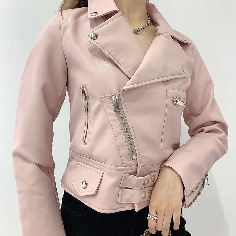 ZQLZ женское осеннее пальто куртка из искусственной кожи для женщин 2020 НОВАЯ