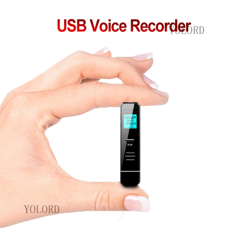 Недорогой профессиональный USB аудио диктофон портативный уличный MP3 музыкальный
