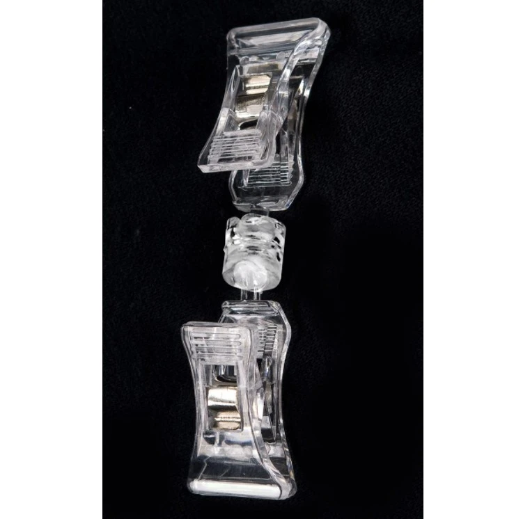 Вращающийся ценник для супермаркета с держателем зажимом и 2 зажимами