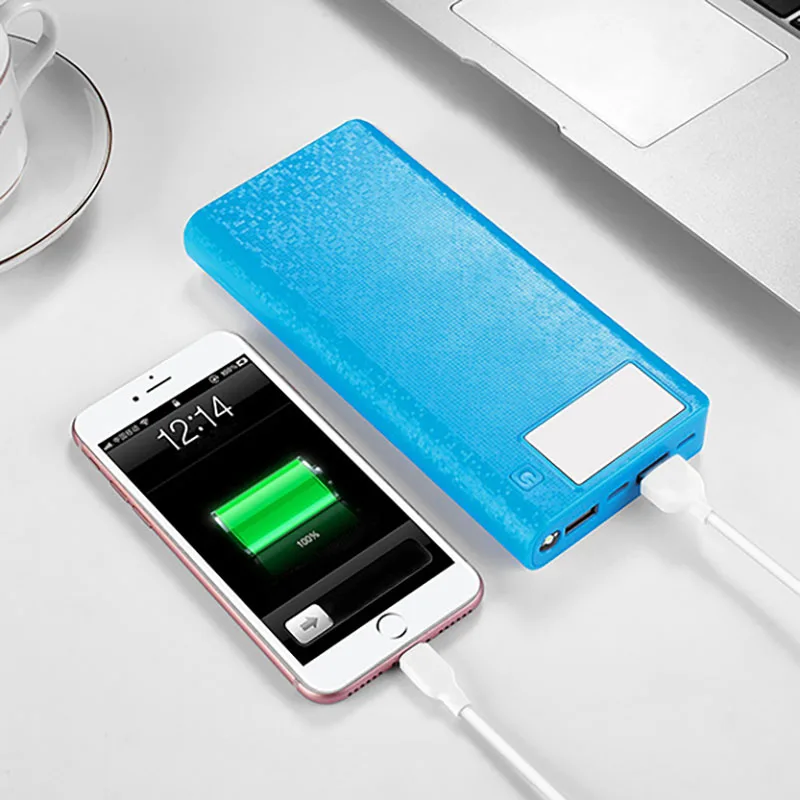 2 USB 8*18650 самодельный чехол для зарядного устройства QC 3 0 внешнего аккумулятора