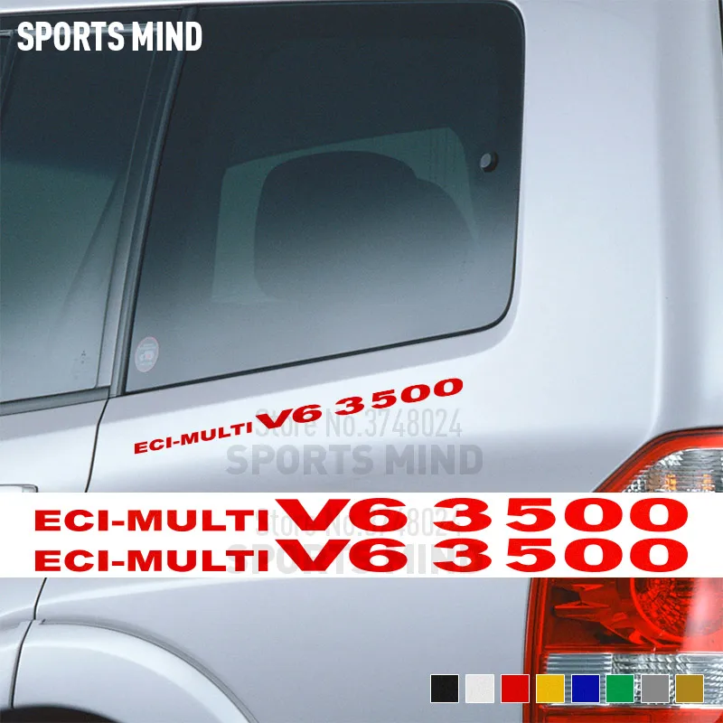 

3 пары, виниловые наклейки для Mitsubishi Pajero Shogun Montero MK2 V20