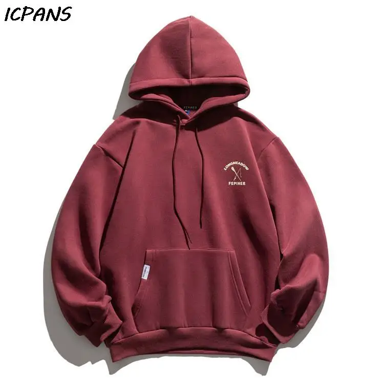

Casual Streetwear Fashion Hoodie Men Women Solid Print Loose 2021 Autumn Sweatshirt Tops Oversized Outwear Hooded Sweatshirts